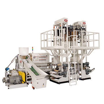 Linea di estrusione monostrato - HDN series - Ye I Machinery Factory Co. Ltd. - film soffiato / per termoplastici / per HDPE