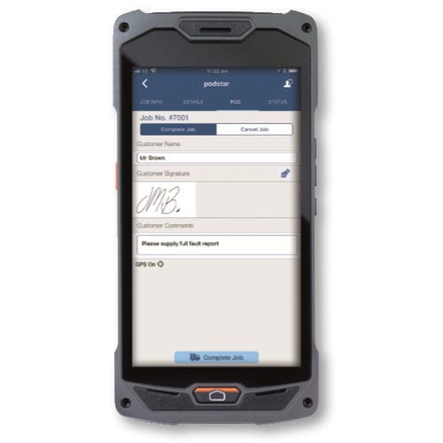 Computer palmare Androïd - TS5000 - Belgravium - Android 7 / ARM® Cortex™ A7 Quad Core / GPS