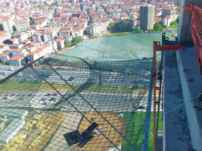Rete di sicurezza anticaduta per cantiere - SN-100 - KAYA YAPI IC MIMARLIK A.S.