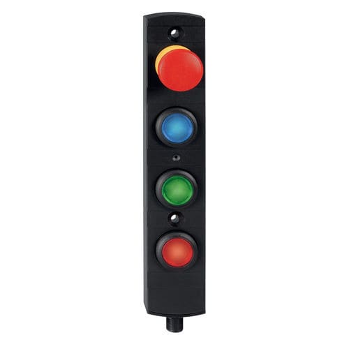 Pulsantiera a 3 pulsanti - BDF40 - SCHMERSAL - IP65 / di arresto di emergenza