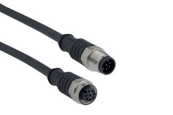 Cavo elettrico di alimentazione - V-SK8P series - SCHMERSAL - nero / di connessione