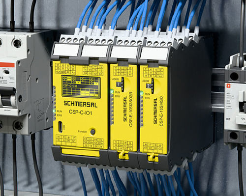 Programmable logic controller di sicurezza - CSP - SCHMERSAL - compatto / con I/O integrati / ingressi