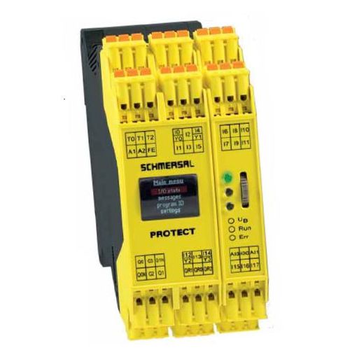Relè di sicurezza SIL - PROTECT-SELECT-CC - SCHMERSAL - PLe / su guida DIN / programmabile