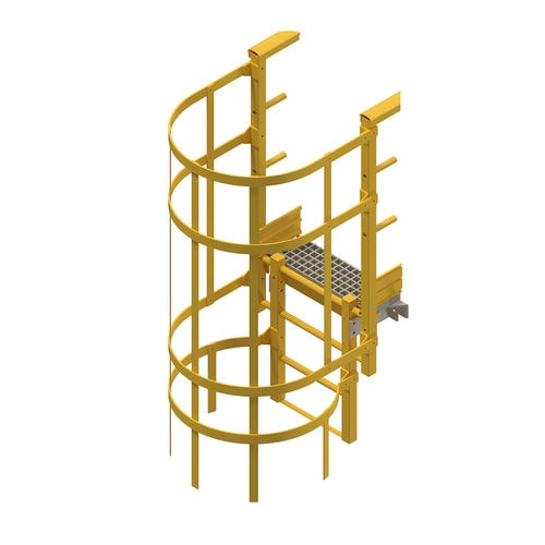 Scala da appoggio in PRFV - Meiser - in PRFV / a piattaforma / fissa