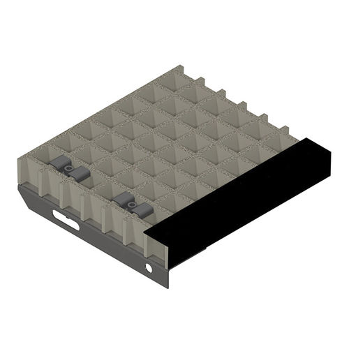 Grigliato GRP - Meiser - a maglia quadrata / antiscivolo / per pavimento industriale