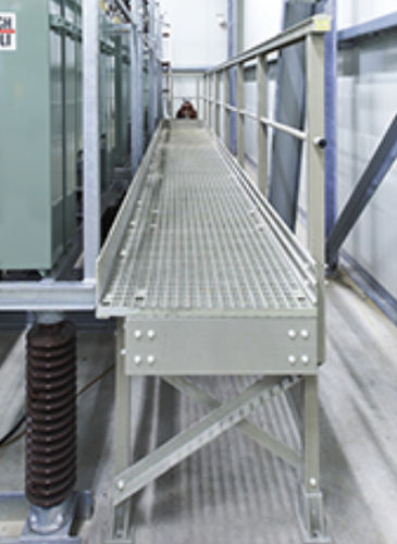 Profilo in plastica rinforzata con fibra di vetro (PRFV) - Meiser - rettangolare / per scala / per piattaforma