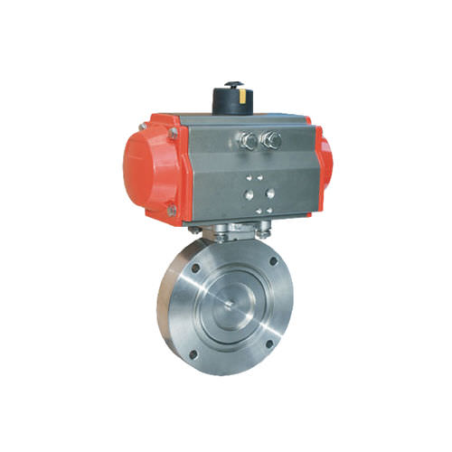 Valvola a farfalla - D671X-10P/R, DNV, CE - Zhejiang Kangsaite Valve Co., Ltd. - a comando pneumatico / per vuoto spinto