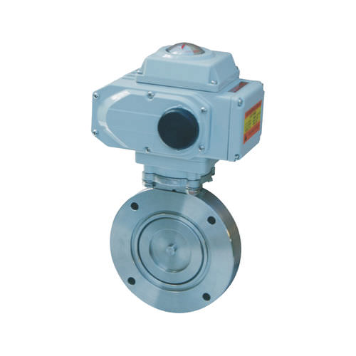 Valvola a farfalla - D971X-10P/R, DNV, CE - Zhejiang Kangsaite Valve Co., Ltd. - elettrica / di regolazione / per vuoto spinto