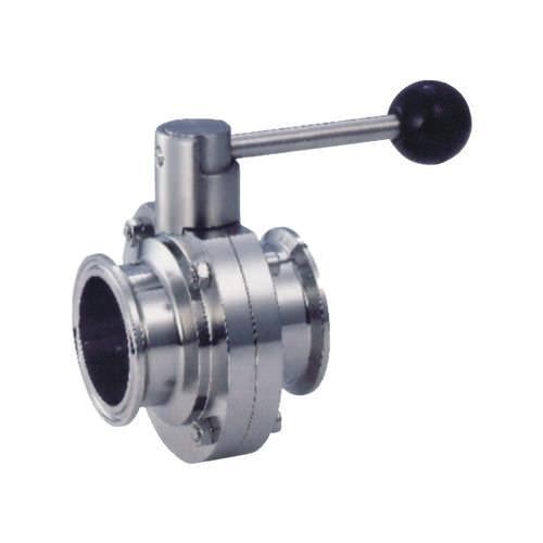 Valvola a farfalla - D81X-10P/R - Zhejiang Kangsaite Valve Co., Ltd. - manuale / per latticini