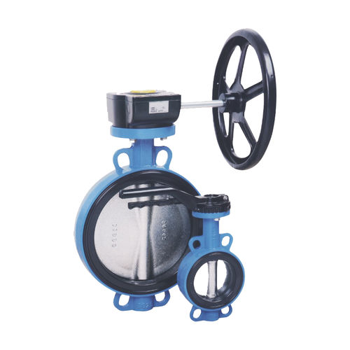 Valvola a farfalla - D71X-16C - Zhejiang Kangsaite Valve Co., Ltd. - con volante / wafer