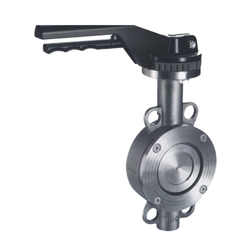 Valvola a farfalla - D71H-16P/R - Zhejiang Kangsaite Valve Co., Ltd. - a leva / per acqua / a doppia eccentricità