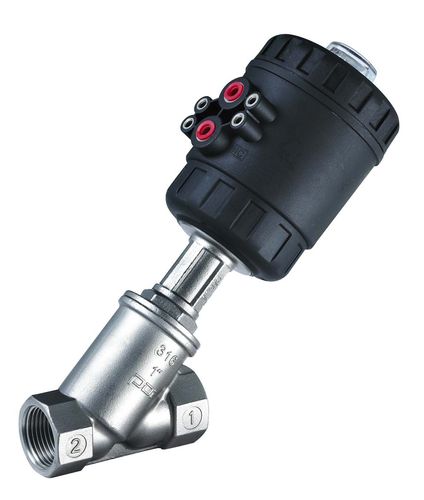 Valvola a pistone - DN15-DN50(CE/ISO/TS) - Zhejiang Kangsaite Valve Co., Ltd. - a comando pneumatico / per liquidi alimentari e bevande / a sede inclinata
