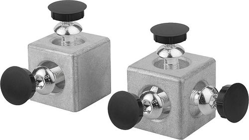 Elemento di fissaggio per profilati in alluminio - 10220 - norelem - Éléments standard mécaniques - in poliammide / in alluminio / in acciaio