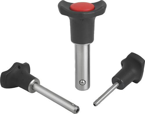 Spina a sgancio rapido con pulsante - 03193 - norelem - Éléments standard mécaniques