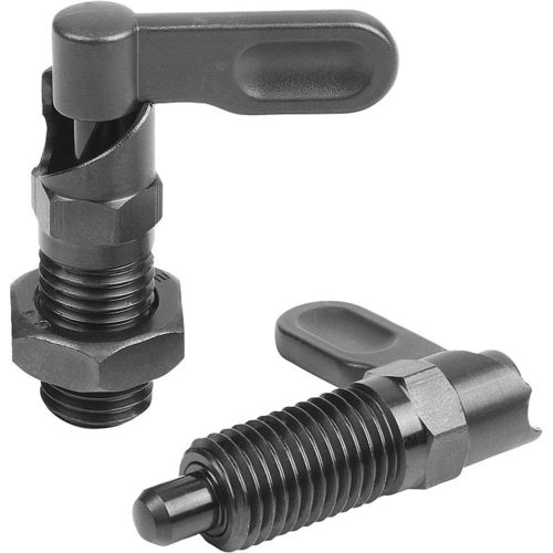 Pistoncino a molla bloccabile - 03099-20 - norelem - Éléments standard mécaniques