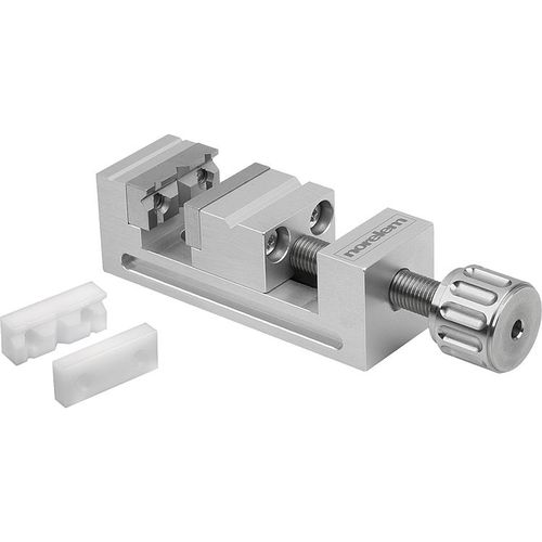 Morsa per macchina utensile - 33225-10 - norelem - Éléments standard mécaniques - per macchina di misura / manuale / in acciaio inossidabile
