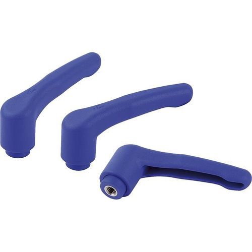 Leva di bloccaggio in acciaio inossidabile - 06613-05 - norelem - Éléments standard mécaniques - in materia plastica / con inserto filettato