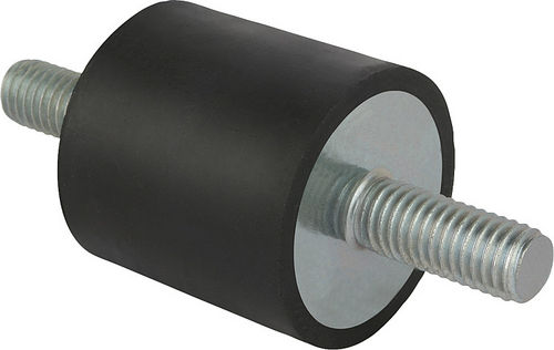 Supporto antivibrazione cilindrico - 26100 - norelem - Éléments standard mécaniques - in elastomero / filettato / tipo A
