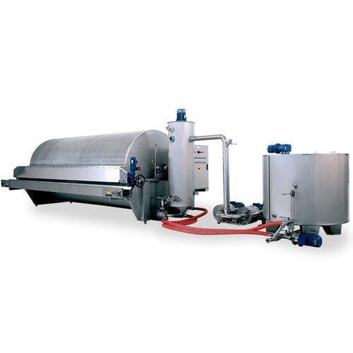 Filtro per liquidi alimentari e bevande - FRS 4-6-8-10 series - VLS Technologies - a tamburo / sottovuoto / per l'industria agroalimentare