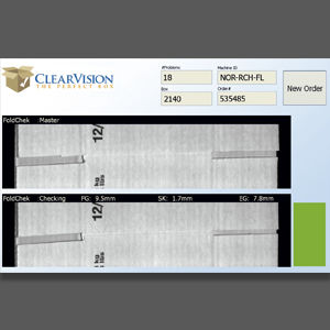Sistema di ispezione a camera - Foldchek™ - Valco Melton - per la produzione