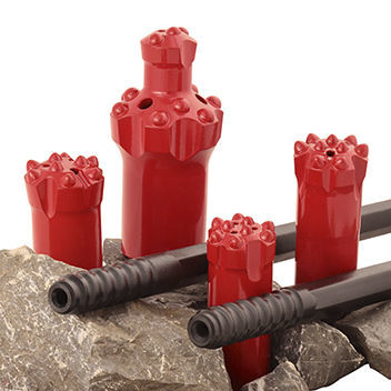Punta di perforazione a percussione - R35 - MAXDRILL ROCK TOOLS CO., LTD  - a pulsanti