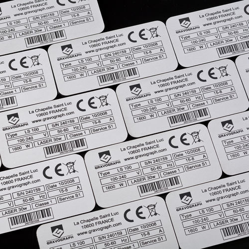 Etichetta di identificazione - Gravotech - in plastica / in alluminio / di incisione