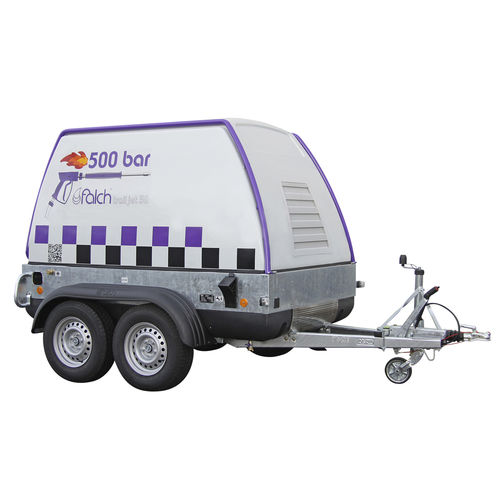 Idropulitrice ad acqua calda - trail jet 30 500-30-95-d - falch gmbh - con motore diesel / mobile / su rimorchio