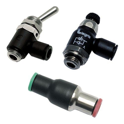 Raccordo pneumatico - Parker Legris - ad avvitamento / in plastica / in ottone
