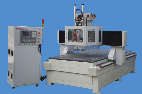 Contornatrice CNC - PC-1325ATCD - Jinan Penn CNC Machine CO.,Ltd. - 3 assi / in acciaio / con cambia utensile automatico