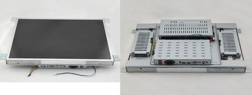 Monitor LCD - HSOM-240 - Shenzhen Hengstar Technology Co., Ltd. - con touch screen resistivo / industriale / 24"