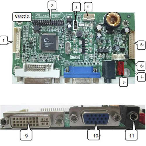 Controllore di display grafico display LCD - HS-V5922 - Shenzhen Hengstar Technology Co., Ltd.