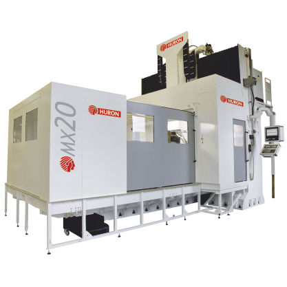 Fresatrice CNC 5 assi - MX 20 M - HURON - verticale / HSK-100-A / 60 utensili