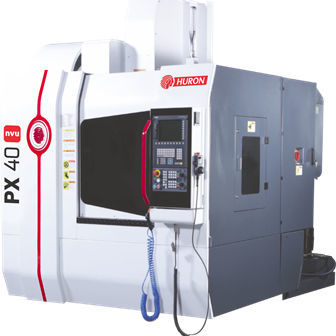Centro di lavoro 3 assi - PX 40 - HURON - verticale / con ripiano fisso / 20 utensili