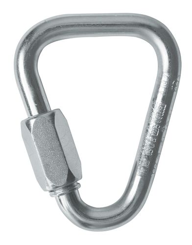 Moschettone con blocco - TRIANGLE - Edelrid - in metallo / asimmetrico