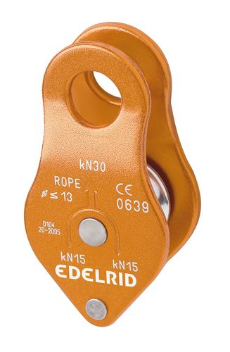 Puleggia di sollevamento a ruota libera - 30 kN | EASY - Edelrid - per cavo