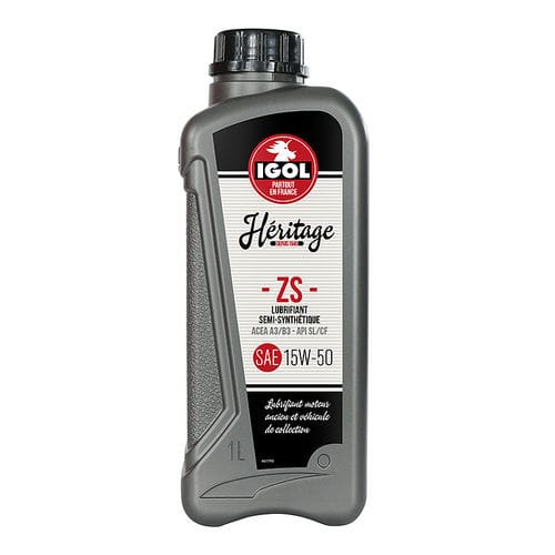 Olio di lubrificazione - HERITAGE ZS - IGOL - semi-sintetico / per motore / per automobile