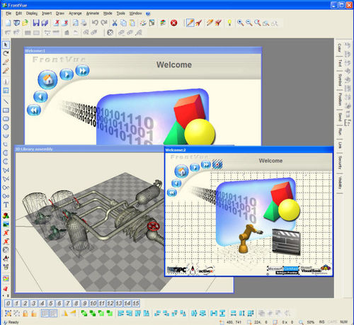 Software di progettazione - FrontVue - ARC Informatique - grafico / di processo / di PLC