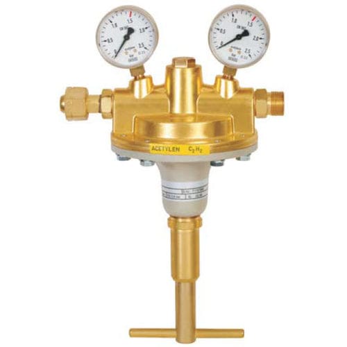 Regolatore di pressione per acetilene - U23 AC - Spectron Gas Control Systems GmbH - a membrana / monostadio / in ottone
