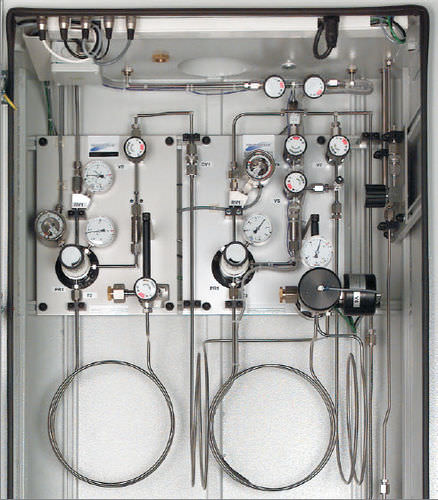 Pannello di controllo per calibratura di pressione - MP2 - Spectron Gas Control Systems GmbH - in acciaio inossidabile / manuale / pneumatico