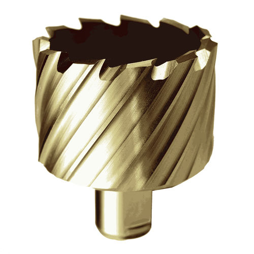 Fresa carotatrice rivestita - GOLDFINGER - JEPSON POWER - HSS/HSCO / Weldon