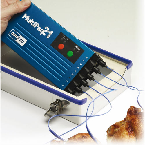 Registratore di dati di temperatura - DATAPAQ&reg; MultiPaq21 - Fluke Process Instruments - per controllo / ad alta precisione / con scudo termico