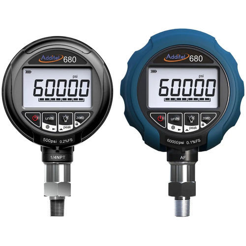 Manometro con display LCD - ADT680  - Additel Corporation - filettato / NPT 1/2 / NPT 1/4