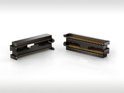 Connettore di dati - MicroStac® - ERNI Electronics - scheda-scheda / di corrente / per presa elettrica