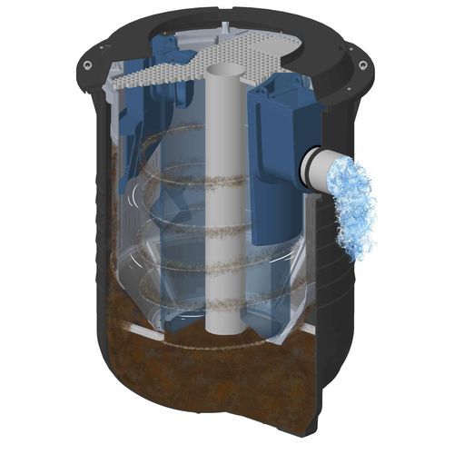 Separatore d'acqua - Trithon&reg; - SIMOP INDUSTRIE - per fanghi / di particelle / idrodinamico