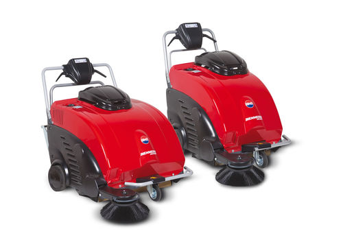 Spazzatrice uomo a terra - DUSTY 650 & 850 ET - STH - biemmedue spa - a batteria