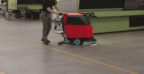 Lavasciuga pavimenti uomo a terra - WET 450 - 500 - 600 - biemmedue spa - a batteria