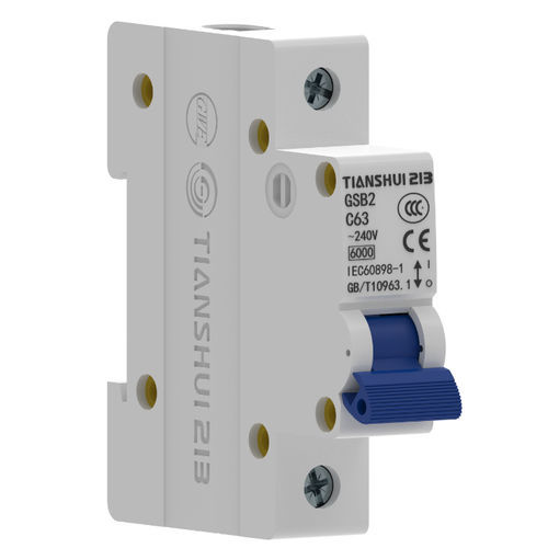 Interruttore automatico contro le sottotensioni - GSB2-63  - Tianshui 213 Electrical Apparatus Group CO.,LTD. - unipolare / modulare / unipolare