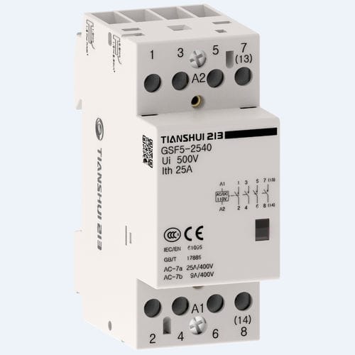 Contattore AC - GSF5-2540 - Tianshui 213 Electrical Apparatus Group CO.,LTD. - su guida DIN