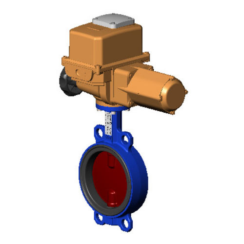Valvola a farfalla - Tecfly VPI-BX4, VPI-UX4 series - TECOFI - con attuatore elettrico / per acqua / per aria compressa