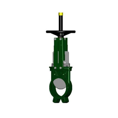 Valvola a ghigliottina - VG-00, VG-001, VG-08 series - TECOFI - con volante / per acqua / wafer